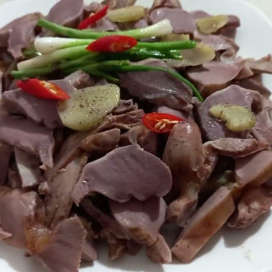 Tim + mề + gan